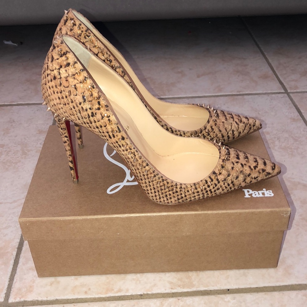Authentic Christian Louboutin Anjalina Heels